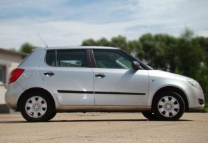 listwy drzwiowe Skoda Fabia II