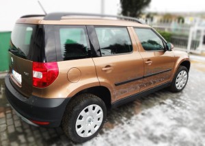 listwy drzwiowe Skoda yeti I