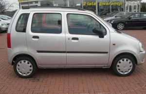 listwy drzwiowe Opel Agila II
