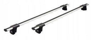 Bagażnik dachowy na relingi klasyczne Aguri Runner R1 AB silver (120cm)