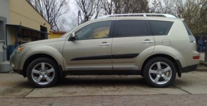 listwy Mitsubishi Outlander II