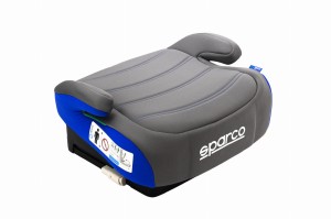 125-150cm Fotelik podkładka SPARCO SK100 szary isofix i-Size