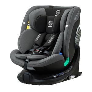 40-150cm Fotelik SPARCO SK7000i  szary i-Size OBROTOWY Z NOGĄ